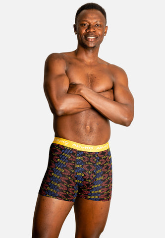 Men's Bamboo Boxers Nsibidi Pattern – Akụkọ