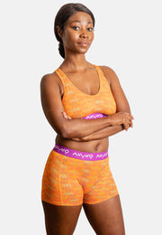 Set Nsibidi Pattern Soft Bralette & Women's Boxers